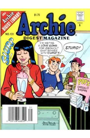 Archie Digest Magazine 131 (Newsstand) published by Archie with cover art by Dan DeCarlo