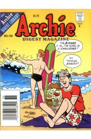 Archie Digest Magazine 136 (Newsstand) published by Archie with cover art by Stan Goldberg