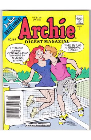 Archie Digest Magazine 165 (Newsstand) published by Archie with cover art by Dan DeCarlo