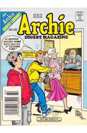 Archie Digest Magazine 180 (Newsstand) published by Archie with cover art by Stan Goldberg
