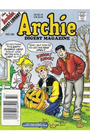 Archie Digest Magazine 184 (Newsstand) published by Archie with cover art by Stan Goldberg