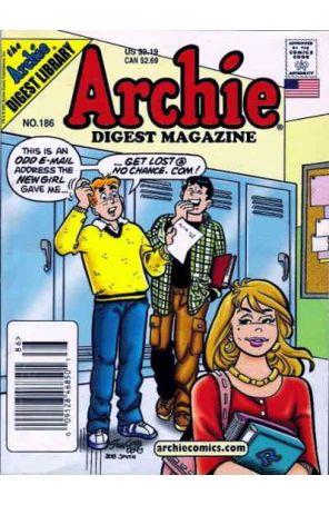Archie Digest Magazine 186 (Newsstand) published by Archie with cover art by Stan Goldberg