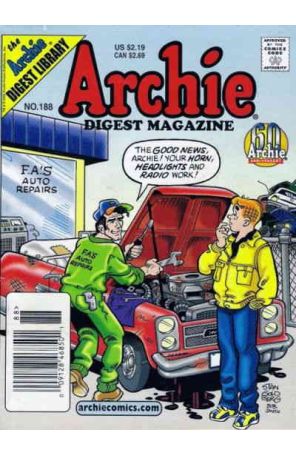 Archie Digest Magazine 188 (Newsstand) published by Archie