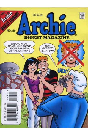 Archie Digest Magazine 219 published by Archie with cover art by Stan Goldberg