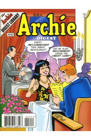 Archie Digest Magazine 242 published by Archie with cover art by Stan Goldberg