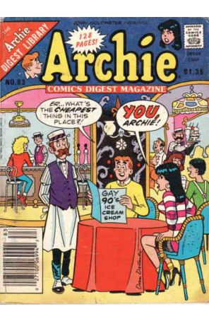 Archie Digest Magazine 83 published by Archie with cover art by Dan DeCarlo