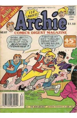 Archie Digest Magazine 87 published by Archie