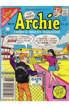 Archie Digest Magazine 89 published by Archie with cover art by Dan DeCarlo