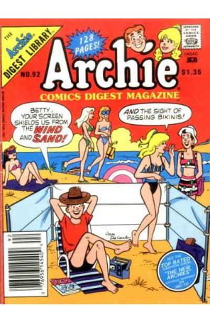 Archie Digest Magazine 92 published by Archie with cover art by Dan DeCarlo