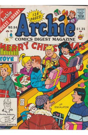 Archie Digest Magazine 94 published by Archie with cover art by Dan DeCarlo