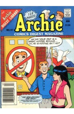 Archie Digest Magazine 97 (Newsstand) published by Archie with cover art by Dan DeCarlo Sr.