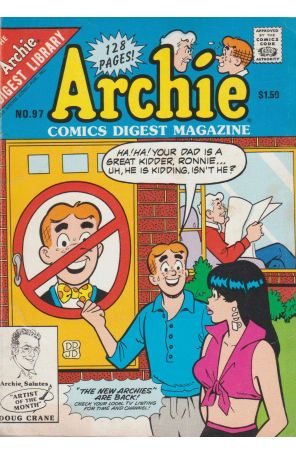 Archie Digest Magazine 97 published by Archie with cover art by Dan DeCarlo