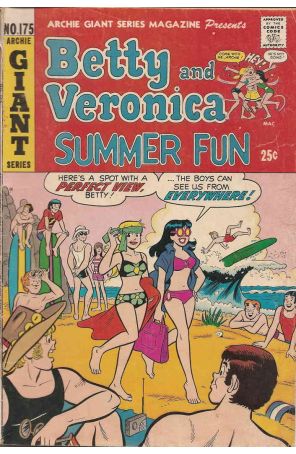 Archie Giant Series Magazine 175 published by Archie with cover art by Dan DeCarlo