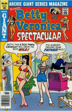 Archie Giant Series Magazine 486 published by Archie with cover art by Dan DeCarlo Jr.