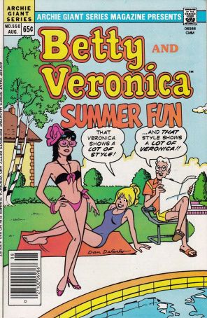 Archie Giant Series Magazine 550 published by Archie with cover art by Dan DeCarlo