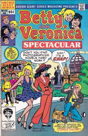 Archie Giant Series Magazine 595 published by Archie with cover art by Dan DeCarlo