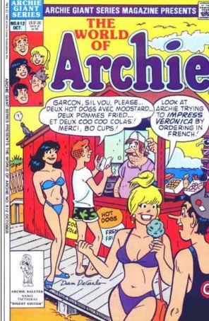 Archie Giant Series Magazine 612 published by Archie with cover art by Dan DeCarlo