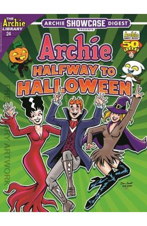 Archie Showcase Digest 24 published by Archie with cover art by Dan Parent, Bob Smith, and Rosario Tito Pena