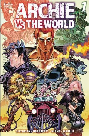 Archie Vs. The World 1A published by Archie with cover art by Jed Dougherty