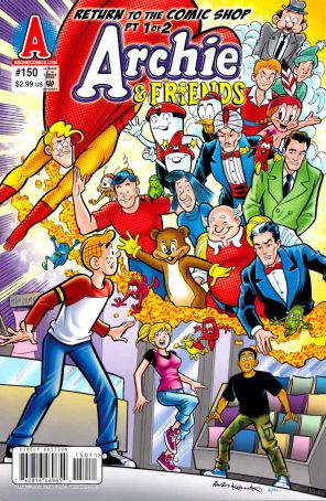 Archie and Friends 150 published by Archie with cover art by Bill Galvan