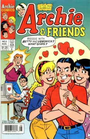 Archie and Friends 5 (Newsstand) published by Archie with cover art by Dan Parent and Dan DeCarlo