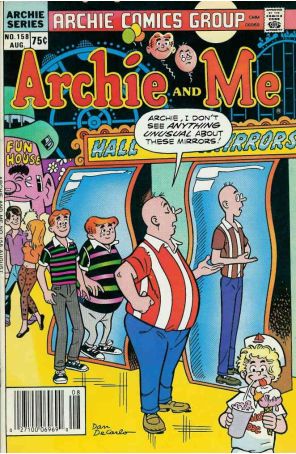 Archie and Me 158 published by Archie with cover art by Dan DeCarlo