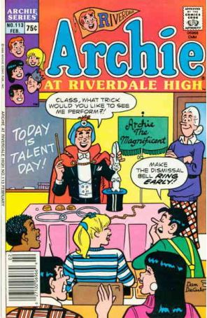 Archie at Riverdale High 113 published by Archie with cover art by Dan DeCarlo