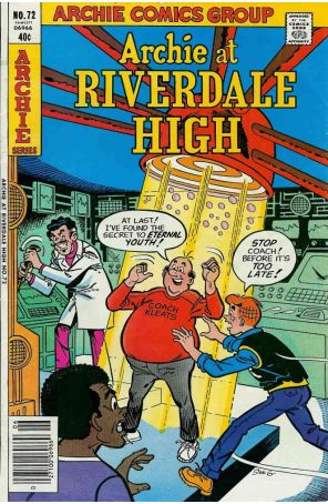Archie at Riverdale High 72 published by Archie with cover art by Stan Goldberg