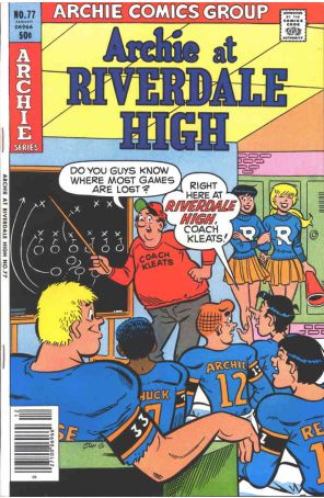Archie at Riverdale High 77 published by Archie with cover art by Stan Goldberg