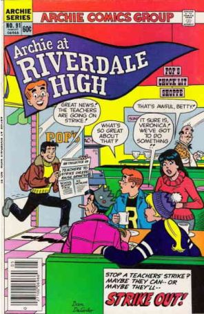 Archie at Riverdale High 91 published by Archie with cover art by Dan DeCarlo
