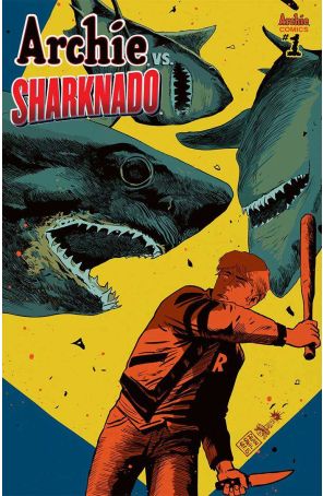 Archie vs Sharknado 1A published by Archie with cover art by Francesco Francavilla