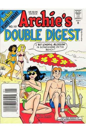 Archie's Double Digest Magazine 101 (Newsstand) published by Archie with cover art by Dan DeCarlo