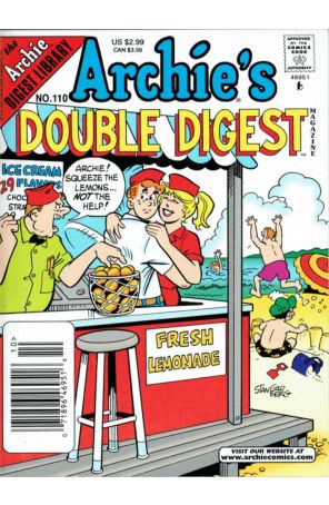 Archie's Double Digest Magazine 110 (Newsstand) published by Archie