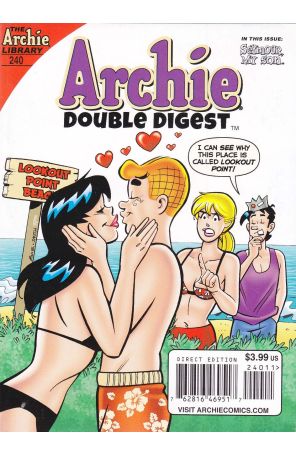 Archie's Double Digest Magazine 240 published by Archie with cover art by Tito Pena