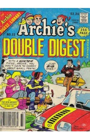 Archie's Double Digest Magazine 33 published by Archie with cover art by Dan DeCarlo