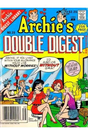 Archie's Double Digest Magazine 35 published by Archie with cover art by Dan DeCarlo