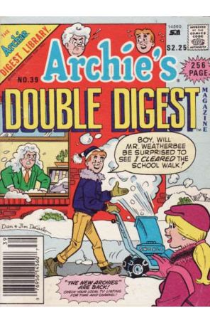 Archie's Double Digest Magazine 39 published by Archie with cover art by Dan DeCarlo