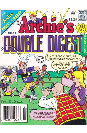 Archie's Double Digest Magazine 41 (Newsstand) published by Archie with cover art by Dan DeCarlo and Jim DeCarlo