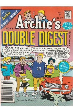 Archie's Double Digest Magazine 43 (Newsstand) published by Archie with cover art by Dan DeCarlo