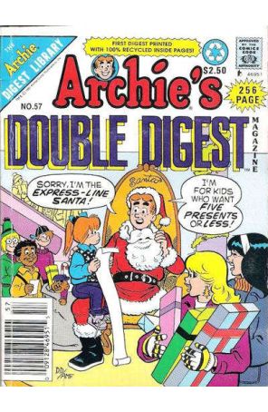 Archie's Double Digest Magazine 57 (Newsstand) published by Archie