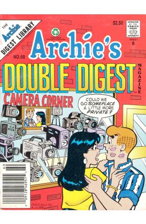 Archie's Double Digest Magazine 60 (Newsstand) published by Archie with cover art by Dan Parent