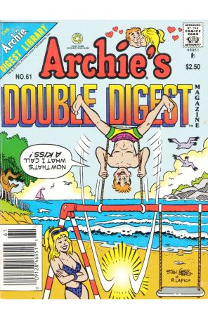 Archie's Double Digest Magazine 61 (Newsstand) published by Archie with cover art by Stan Goldberg