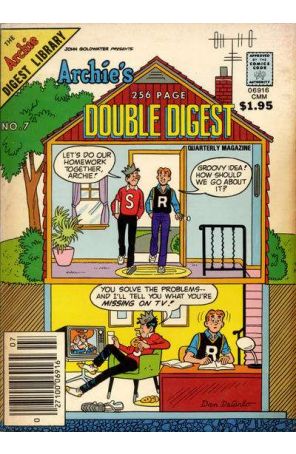 Archie's Double Digest Magazine 7 published by Archie with cover art by Dan DeCarlo