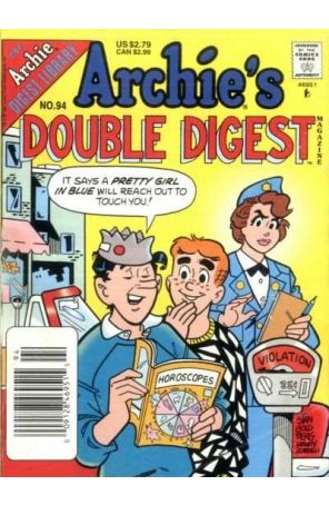 Archie's Double Digest Magazine 94 (Newsstand) published by Archie with cover art by Stan Goldberg