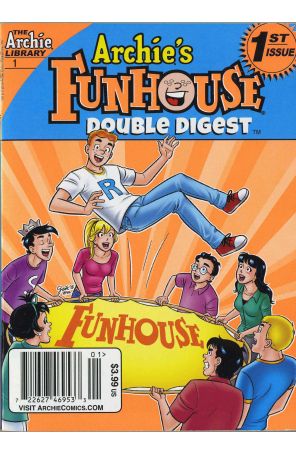 Archie's Funhouse Double Digest 1 (Newsstand) published by Archie with cover art by Fernando Ruiz