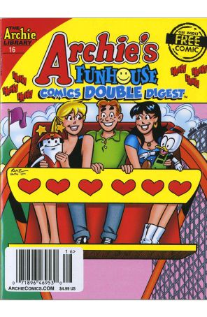 Archie's Funhouse Double Digest 16 (Newsstand) published by Archie with cover art by Fernando Ruiz
