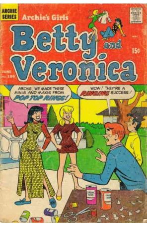 Archie's Girls Betty And Veronica 186 published by Archie