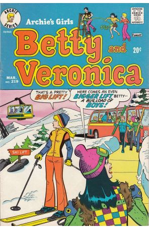 Archie's Girls Betty And Veronica 219 published by Archie