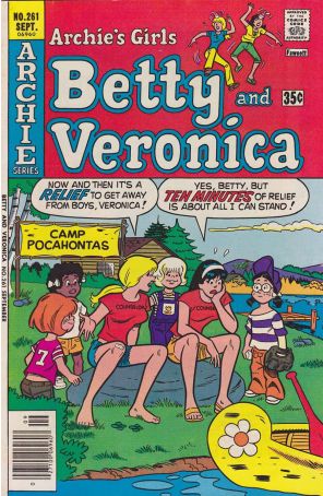 Archie's Girls Betty And Veronica 261 published by Archie with cover art by Dan DeCarlo