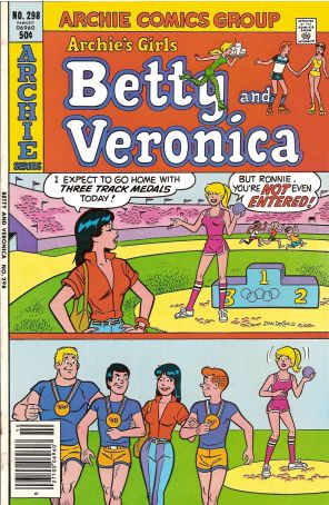 Archie's Girls Betty And Veronica 298 published by Archie with cover art by Dan DeCarlo